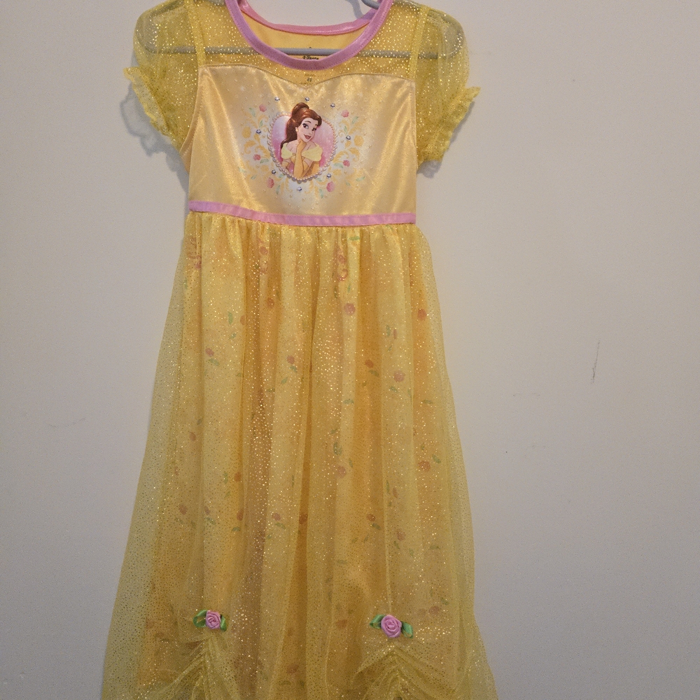 Disney Yellow Princess Nightgown for Kids